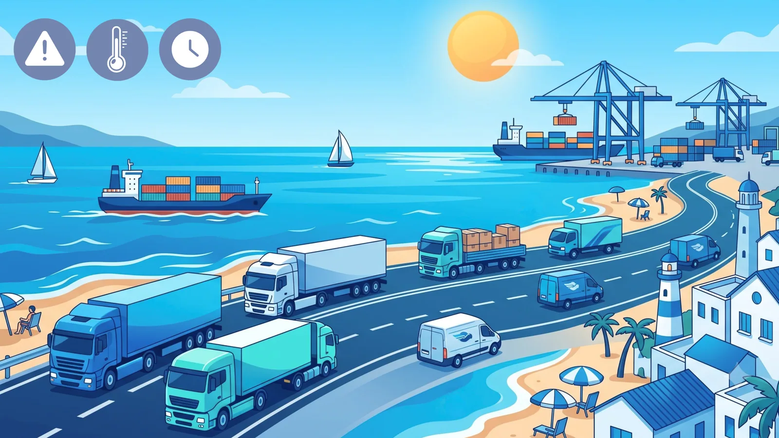 Logística en verano: Retos para la cadena de suministro